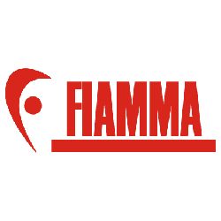 Logo de Fiamma en rojo
