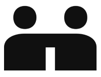 Icono de dos personas