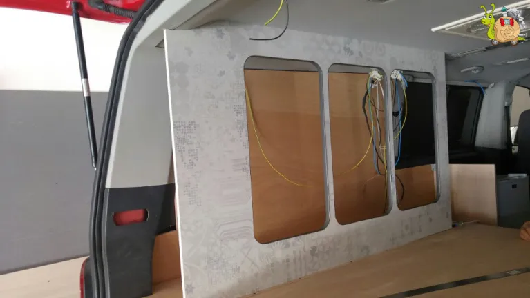 Pared de vehículo en construcción